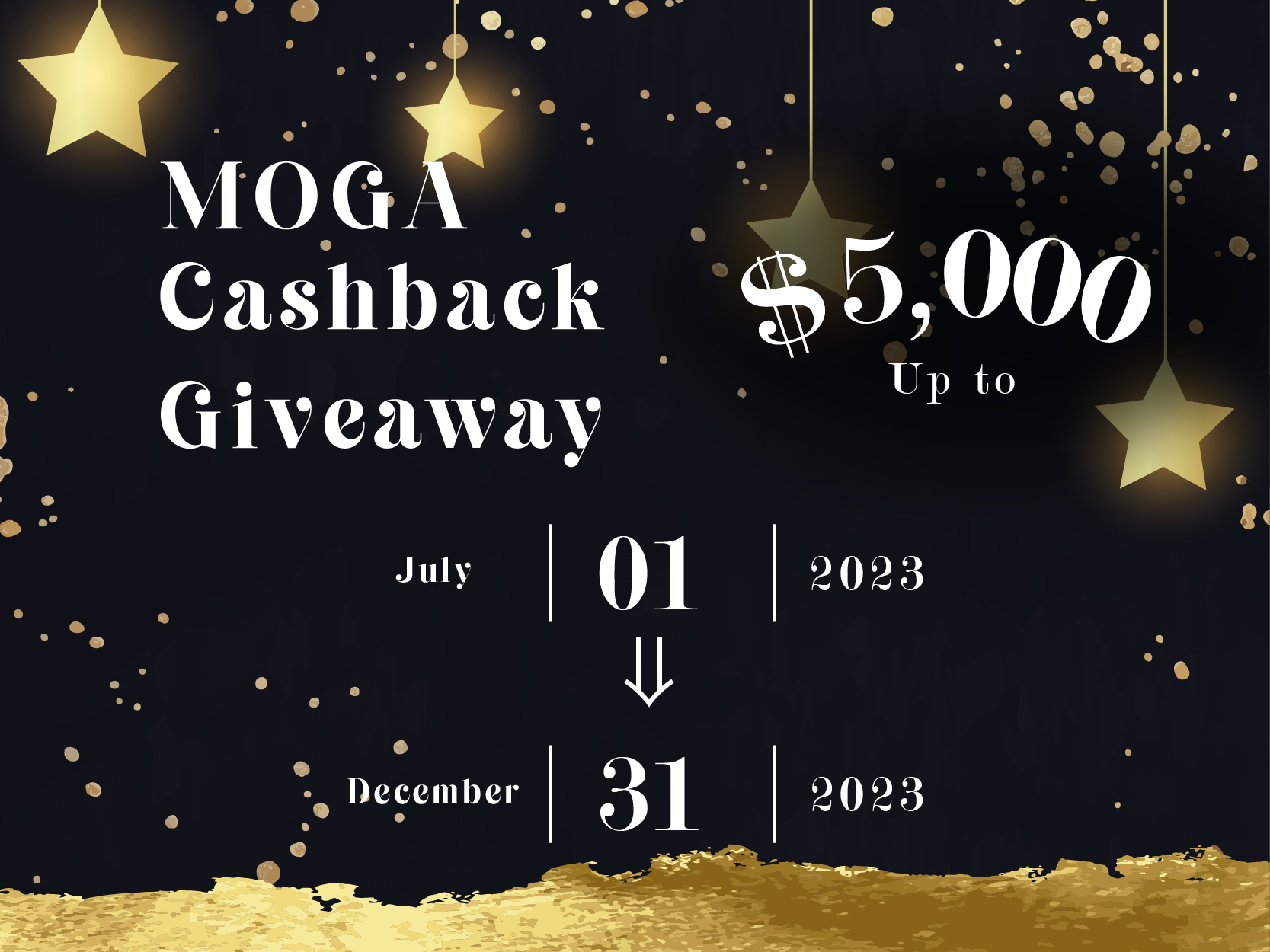 MOGA Summer Cashback Giveaway